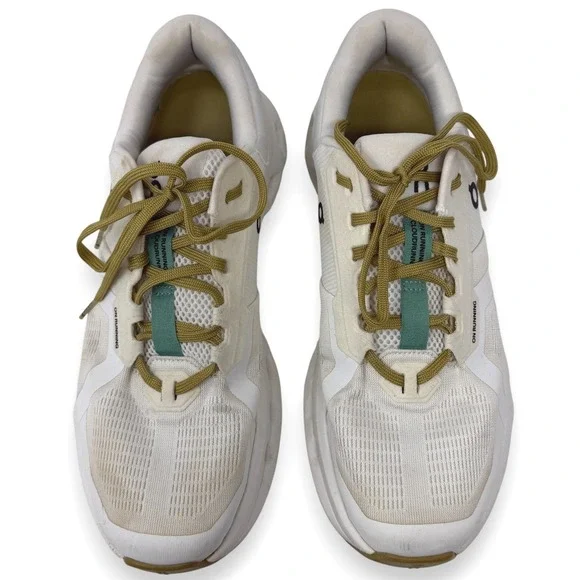 On Cloudrunner 2 Running Shoes Mens 10 White Green Sneakers 3ME10142404 - Picture 3 of 11